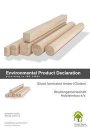 Umweltproduktdeklaration BS-Holz - englische Fassung